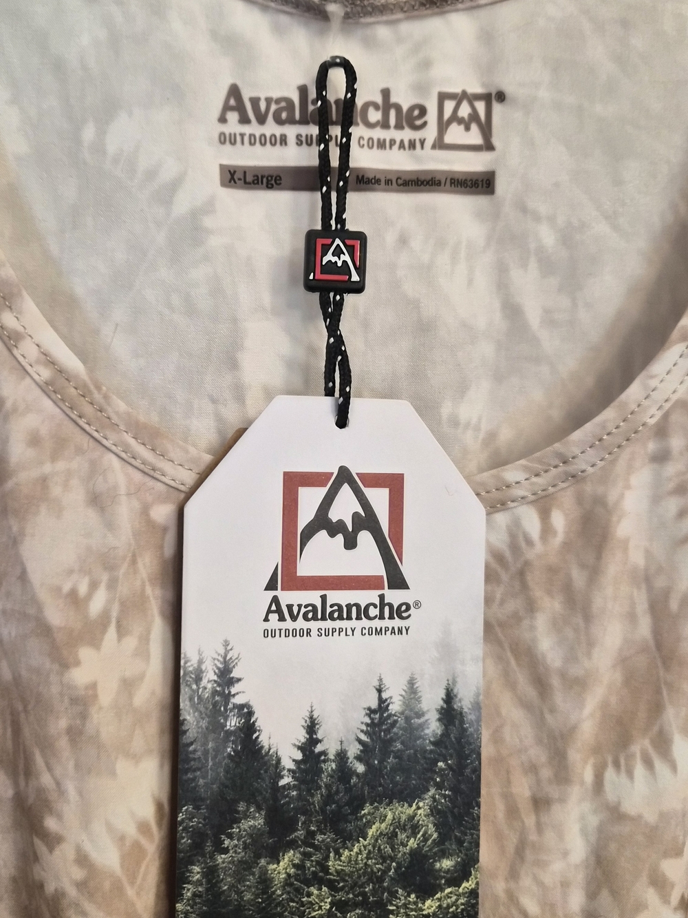 Avalanche XL Tie Dye Tank Dress Pockets Adjustable Waist Casual NWT - Picture 3 of 4